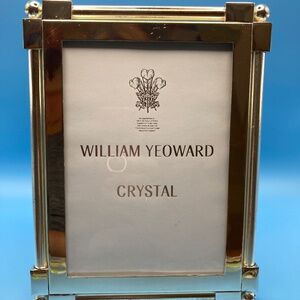 Beautiful William Yeoward Crystal Silver Photo Frame 8.5 x 6.5